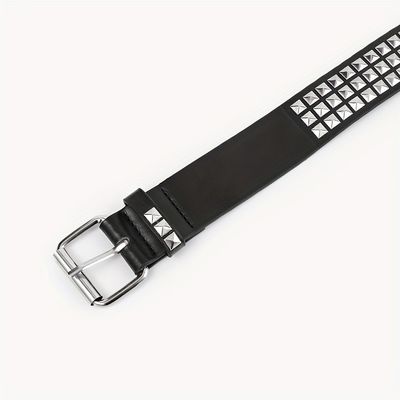유니섹스 웨스턴 벨트 일반 스타일 너비 2-4cm 철  Buckle Rivet Punk 디자인