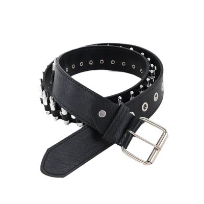 일반 스타일 2-4cm 남성 웨스턴 펑크 리벳 벨트 부드러운 Buckle 바지 장식