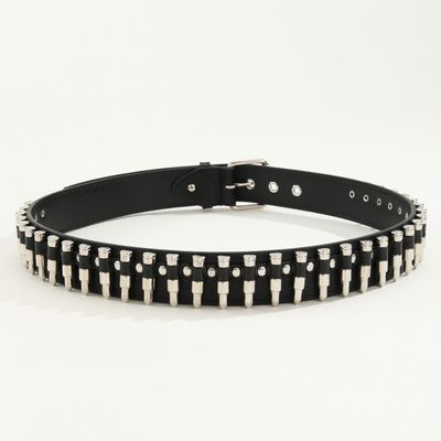 일반 스타일 2-4cm 남성 웨스턴 펑크 리벳 벨트 부드러운 Buckle 바지 장식