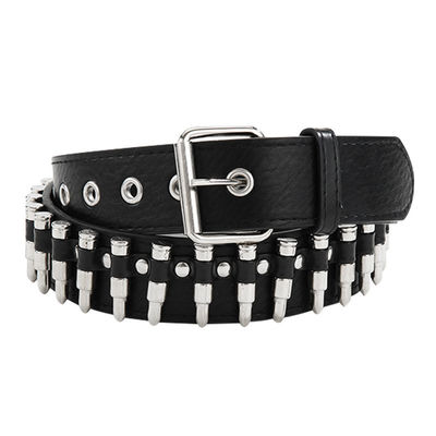 일반 스타일 2-4cm 남성 웨스턴 펑크 리벳 벨트 부드러운 Buckle 바지 장식