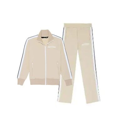 유니섹스 embroidered Zip Up Jogging Wear 스트리트 웨어 열 전달 인쇄