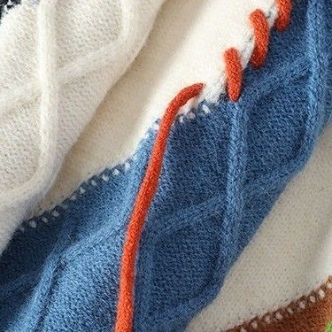 둥근 목 가을 겨울 남성 크리스마스 스웨터 한국 거리 의류 패치워크 스웨터