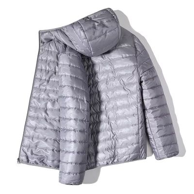 S-6XL 사이즈의 남성용 호흡 가능한 가벼운 따뜻한 후드 된 펄퍼 면 면 코트