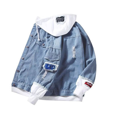 첸일레 글자 패치와 함께 남성 젠임 2 조각 스트리트 Varsity Windbreaker 의류