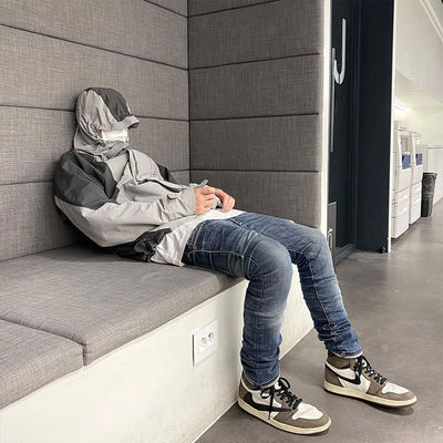 남자 들 의 산악 및 스키 에 열광 하는 사람 들 에게는 패치워크 풍력 쇄제 코트